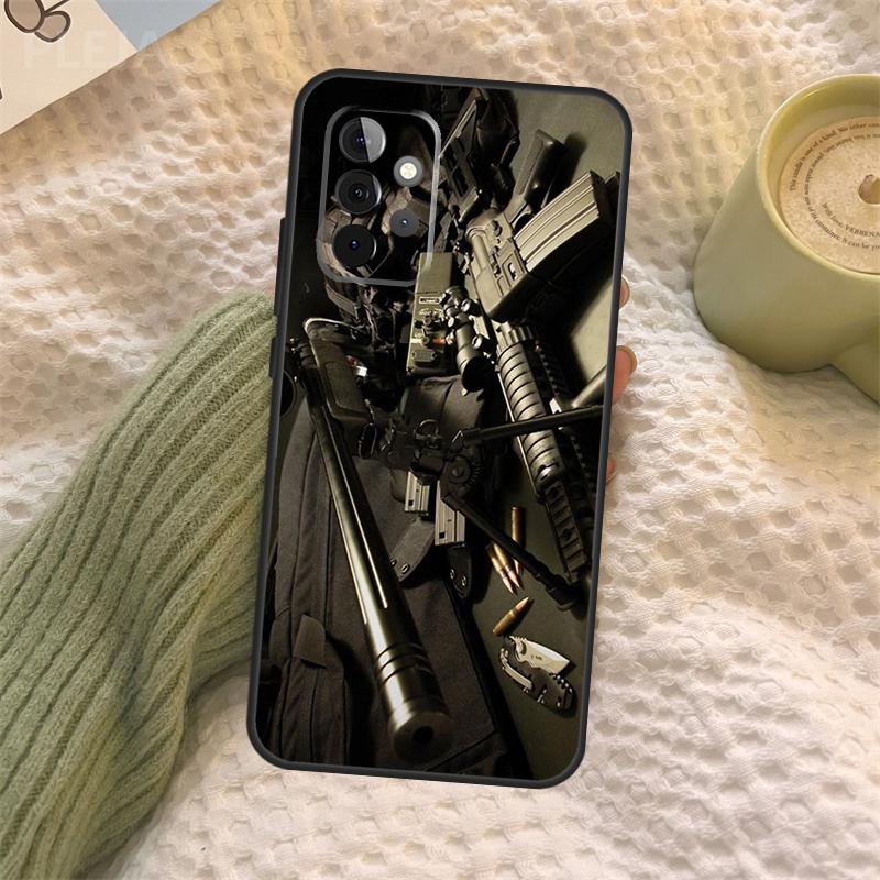 The Military Weapon For Samsung Galaxy A52 A52S A32 A12 A22 A72 A21S A50 A70 A71 A51 A33 A73 A53 Cover Case