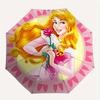 Princess Aurora, Rose Automatic Opening and Closing Umbrella - 8 Ribs Portable Folding Umbrella with Plastic Handle, Suitable for Leisure an