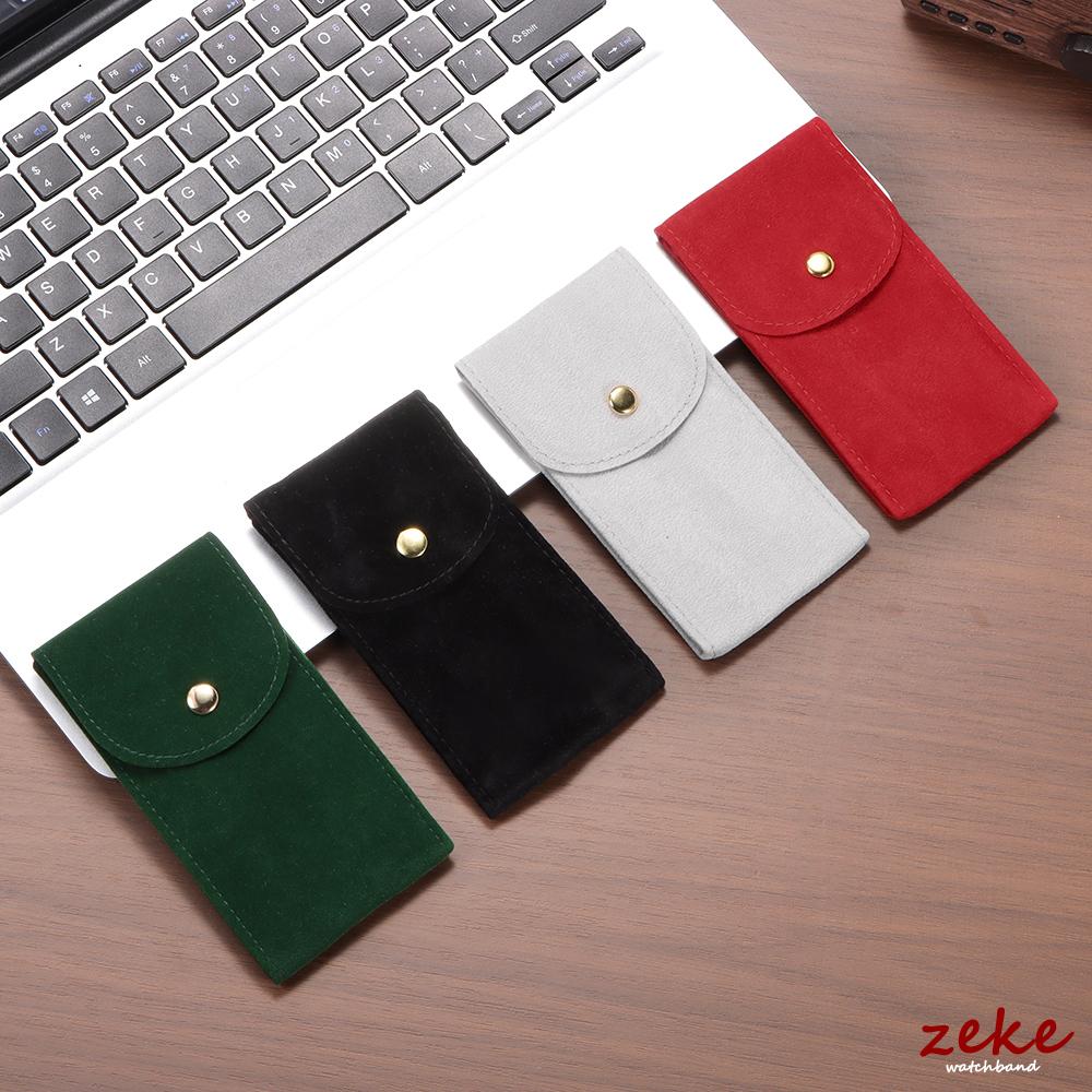 Velvet Watch Bag Green Blue Black Flannelette Gift Bag Travel Storage Case Durable Portable Watch Dust Protection Case Green Red