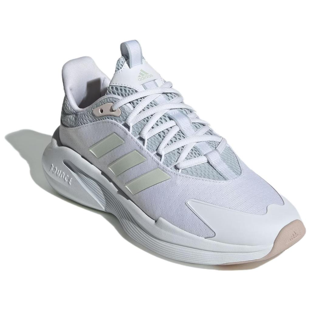 Adidas Alphaedge Comfortable Fashion Non-Slip Wear-Resistant Low-Top Casual Running Shoes Women Sneaker White Blue IE6313