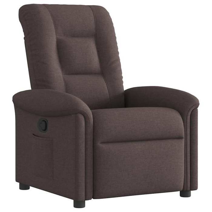 VidaXL Recliner Dark Brown Fabric, Armchair, TV Recliner, Stroller, Recliner for 4015621