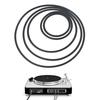 20Pcs 1.5mm Cassette Tape Rubber DVD Cassette Tape Recorder Turntable Strap Belt Durable Rubber Belts