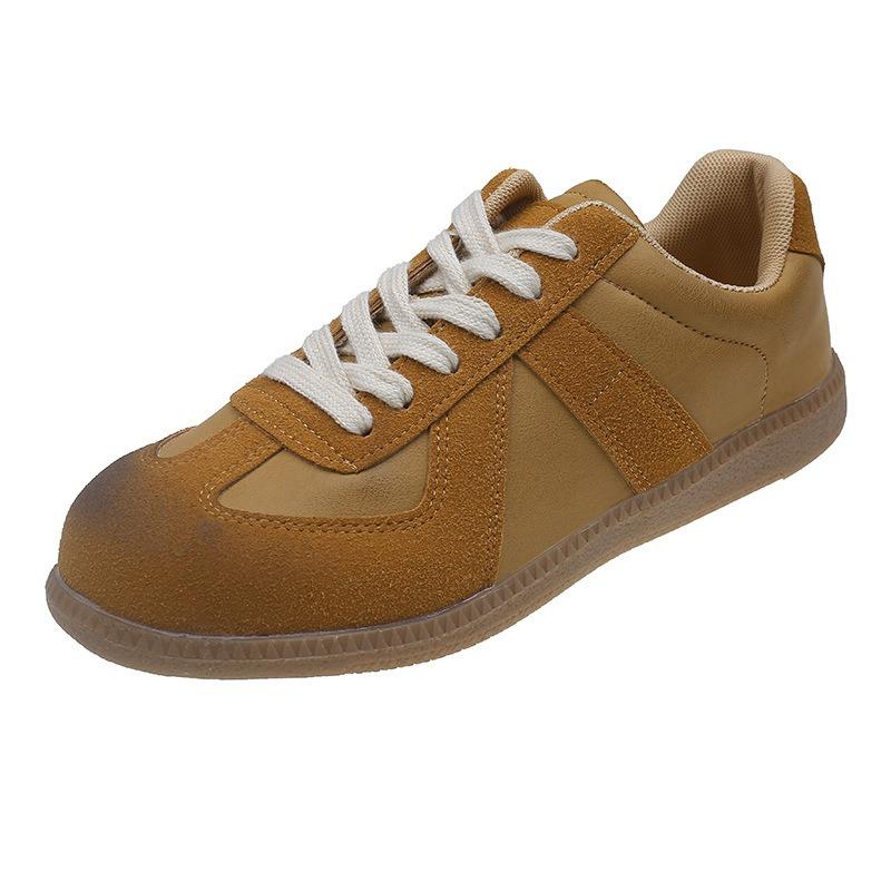 Retro Polished Silver Women's New Versatile Lace-up Single Shoes Sports and Leisure Flat Baseplate Shoes Tide