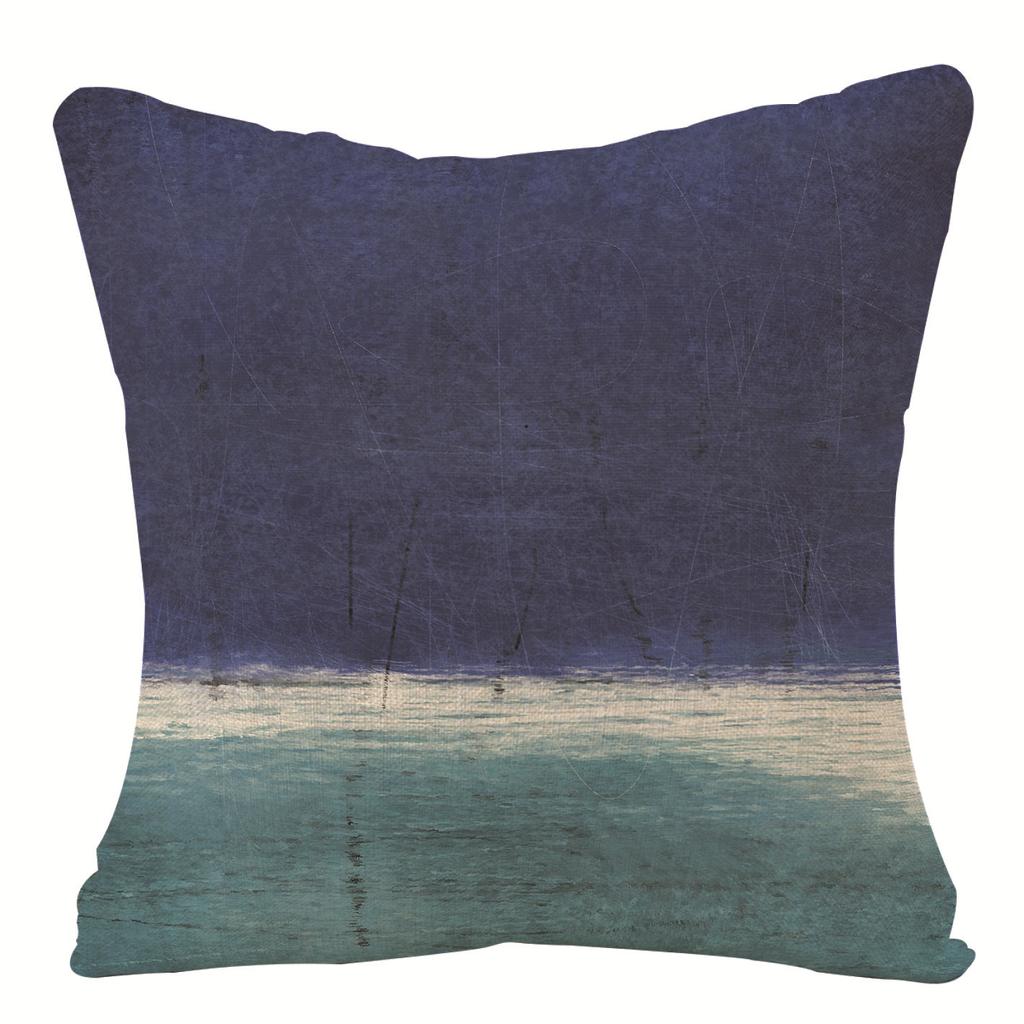 Home Oil Painting Geometric Abstract Pillow Case Sofa Pillow Cushion Cover