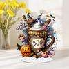 2D/Flat Halloween DIY Diamond Painting Tabletop Ornaments Kit Table Top Diamond Painting Ornament Kits Bedroom Table Decoration