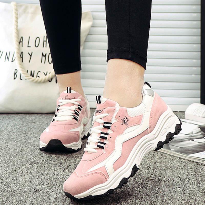 Elegant Women Fashion Sports Casual Running Shoes With Breathable Air Mesh Design