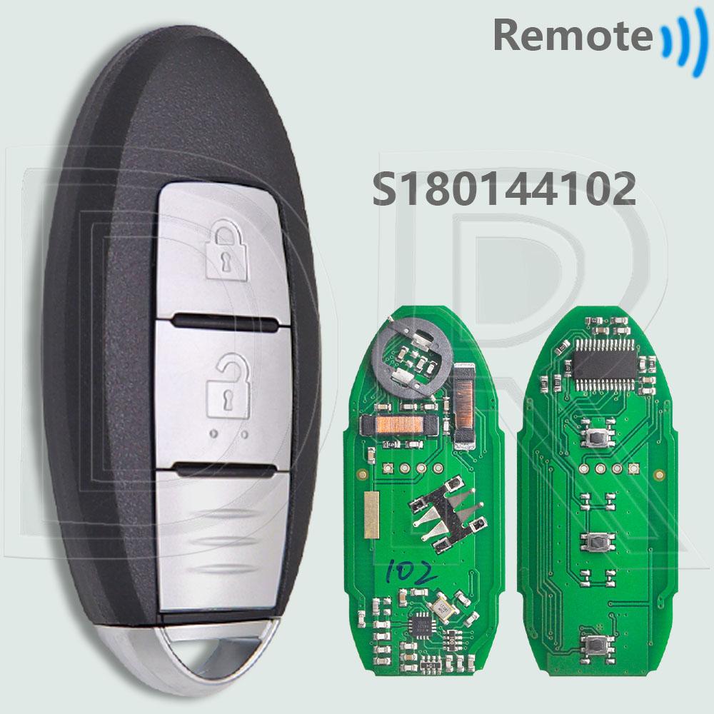 DR KR5S180144106 S180144105 S180144106 4A PCF7953M Chip 433MHz Keyless Go Car Remote Key For Nissan Rogue X-Trail 2014 2015 2016