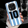 Futbolowy Numer 7 10 19 Odporne na Wstrząsy Etui na Telefon dla Xiaomi Redmi Note 15 14 13 12 Pro Plus 11 11S 11T 5G Pokrowiec Anty Upadkowe Fundas