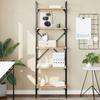 VidaXL 5-Tier Bookcase Sonoma Oak 56x31.5x174 Cm 833344