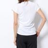adidas T Shirts Women's White Crew Neck Moderate Cinched Waist EB4501