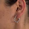 Y2K Gotische Zilverkleurige Doornen Creolen voor Dames Heren Punk Hip Hop Metaal Doornige Geometrische Oorbellen Sieraden Accessoires Cadeau
