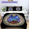 Cyberpunk Bagpipes Pattern Bedding,Quilt Set Quilt Cover Pillowcase Home Birthday Gift (1 * duvet cover + 2 * pillowcase, without core)