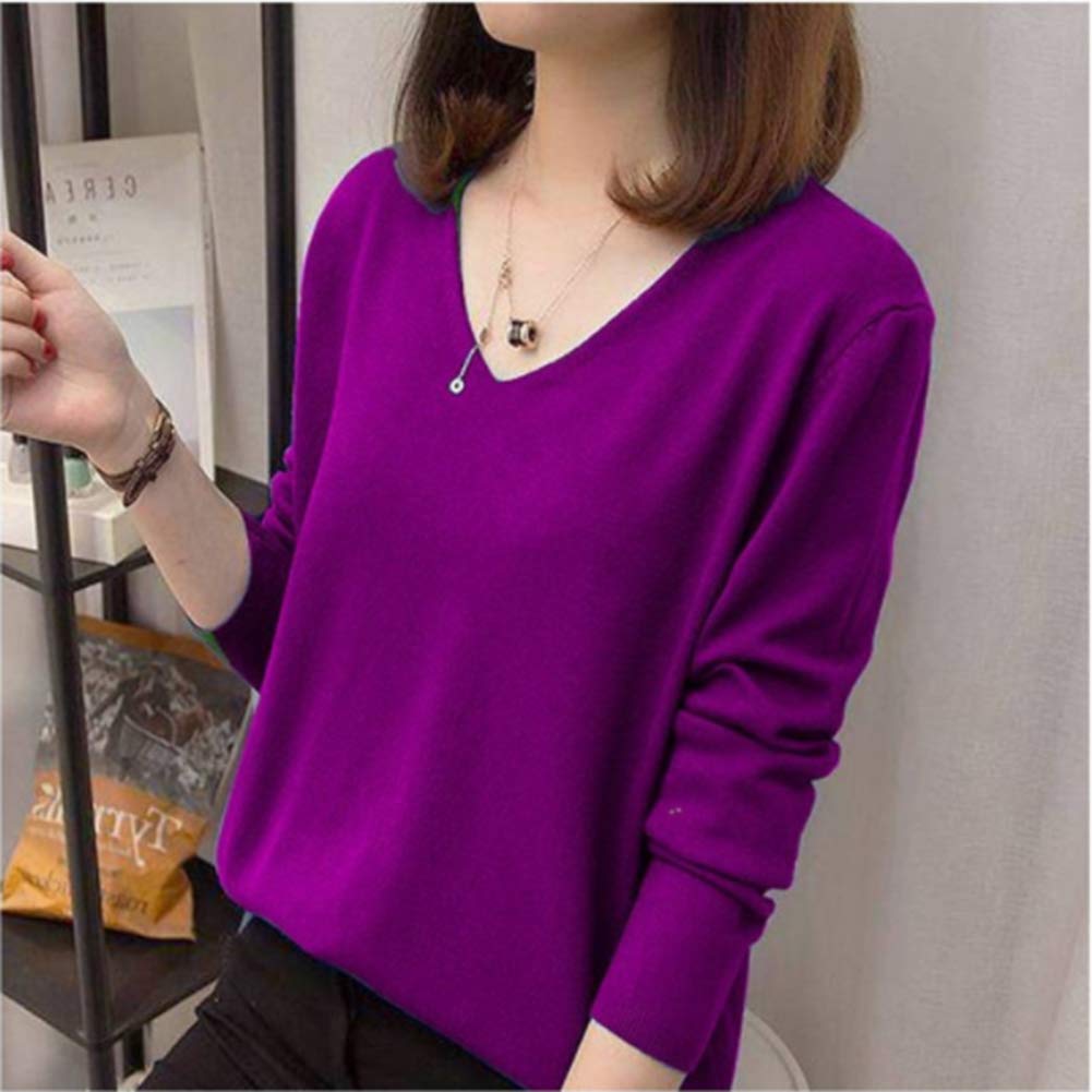 Mitigo knit long sleeve solid top in 10 and flattering for spring and and perfect for the V-neck colors. Soft, lightweight, slimming, fall. Classic,
