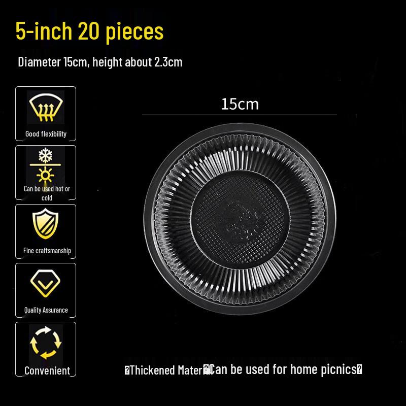 ZISIZ Disposable Aluminum Foil Picnic Plate