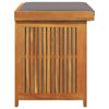 Outdoor Cushion Box 60x50x61 Cm Solid Acacia Wood
