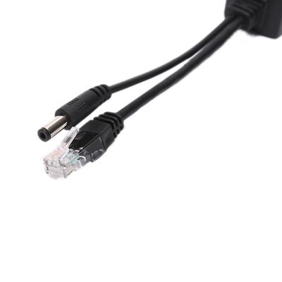 Splitter PoE attivo Gigabit Power Over Ethernet da 48 V a 12 V 1 A-2 A 10/100/1000 Mbps