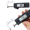 Digitale Dickenmessgeräte Mini Tragbares horizontales elektronisches Dickenmessgerät Messwerkzeug 0-25,4 mm Messschieber 0,01 mm Auflösung