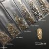 6-Grid Flat-Back Nail Art Rhinestone Set (1440pcs) - Mixed AB & Clear Glass Rhinestones Nail Decorations