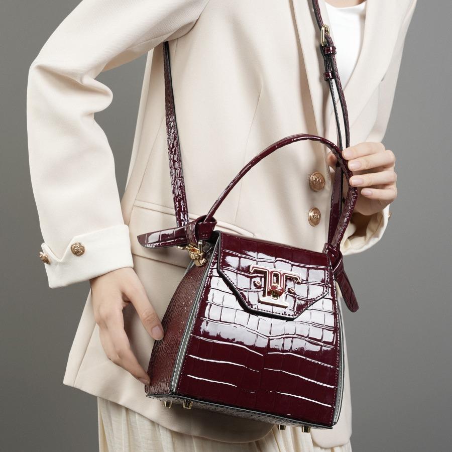 Premium Handtasche mit Alligatormuster Neue Pendler-Damentasche Umhängetasche Schultertasche Box-Tasche