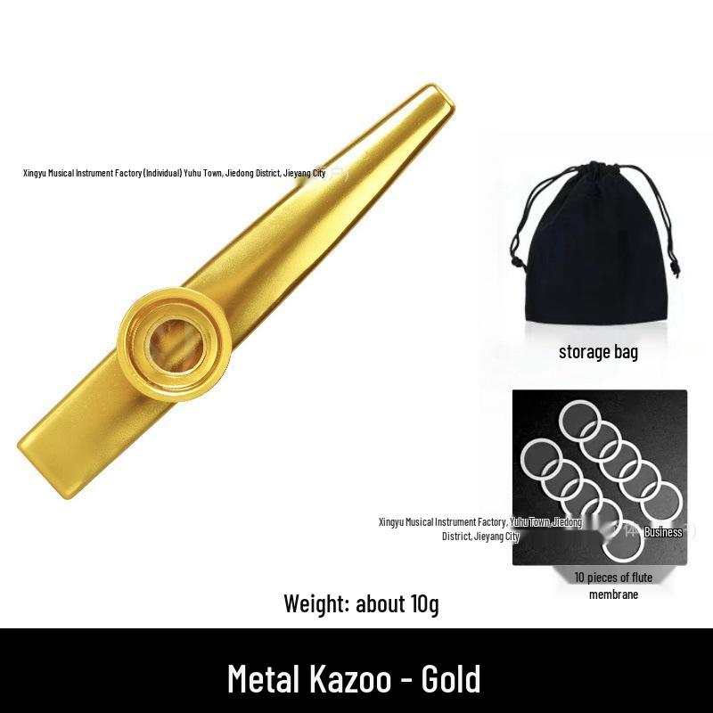 Metal Kazoo Musical Instrument for Early Childhood Education and Adults