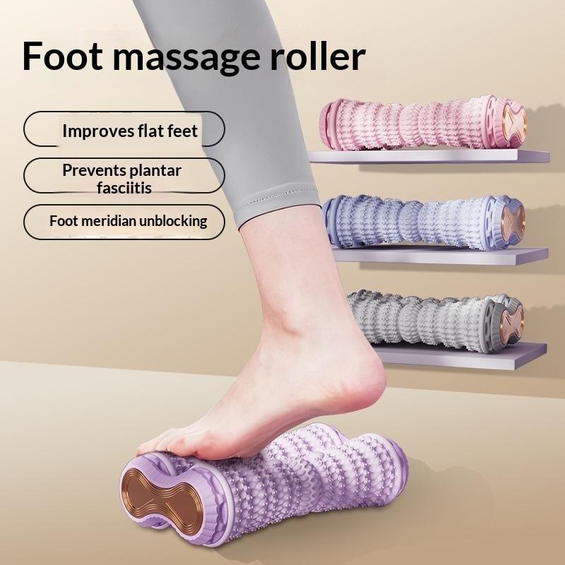 Plantar Fascia Massager Roller Foot Leg Muscle Relaxation Trainer Rolling Massage Tool For Home Fitness Yoga Experience