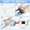 1Set Heat Resistant Portable Air Conditioner Hose Cover  for AC Hose Exhaust Pipe Protection