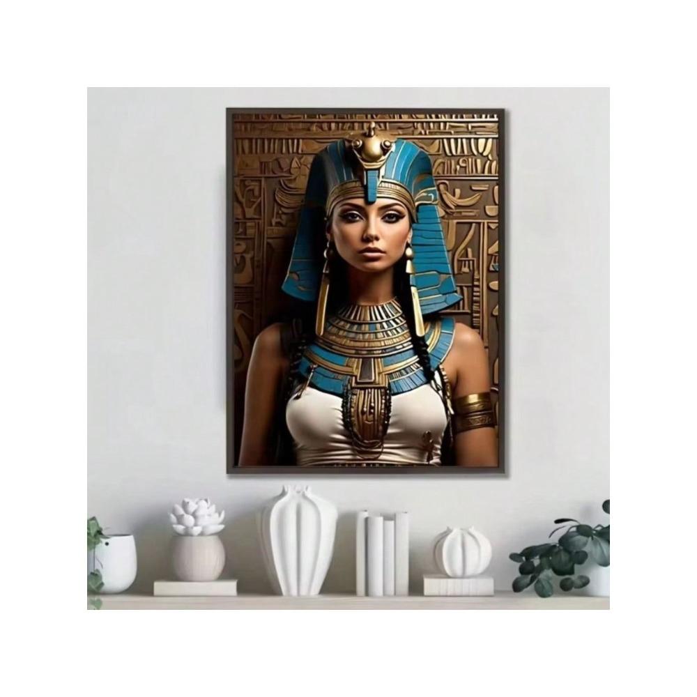 Ägyptische Göttin Metall-Wandkunst Wasserdichtes Dekoratives Poster