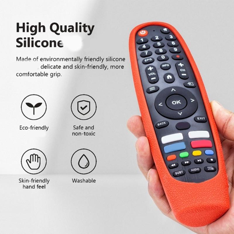 Soft Silicone Protective Case Skin For RM-C3408 TV Remote Shockproof And Dustproof Design