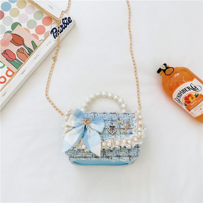 Stylish Girls Bowknot Handbag Charming Korean Inspired Princess Crossbody Bag