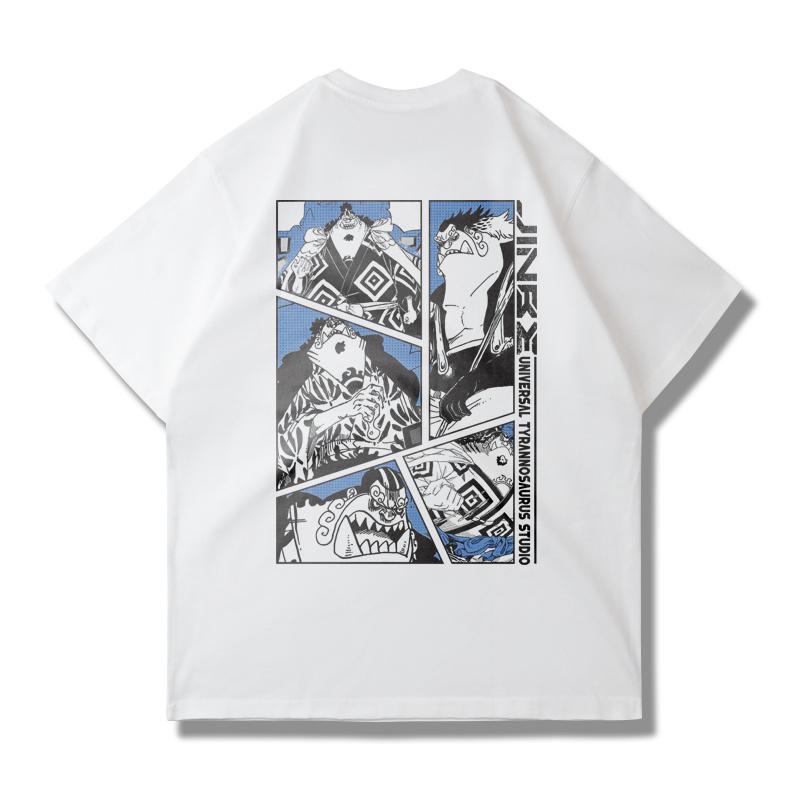 Japanese Anime ONE PIECE ONE PIECE Shortsleeved Tshirt Summer Loose Tide