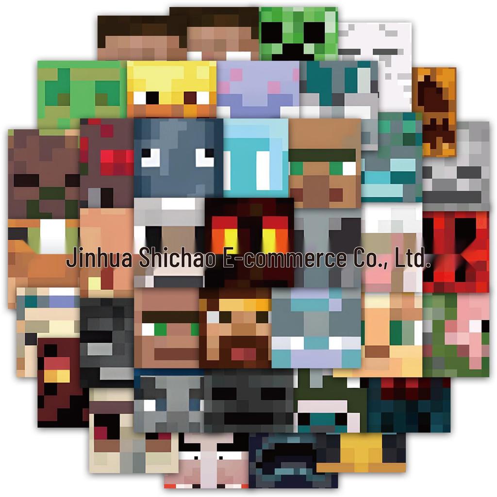 62 Minecraft Stickers for Water Bottles, Phones, Laptops, and Desktops