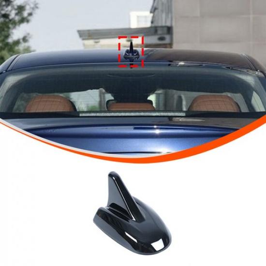 Glossy Black Antenna Cover Shark Fin For Maserati Ghibli/Quattroporte 2017-