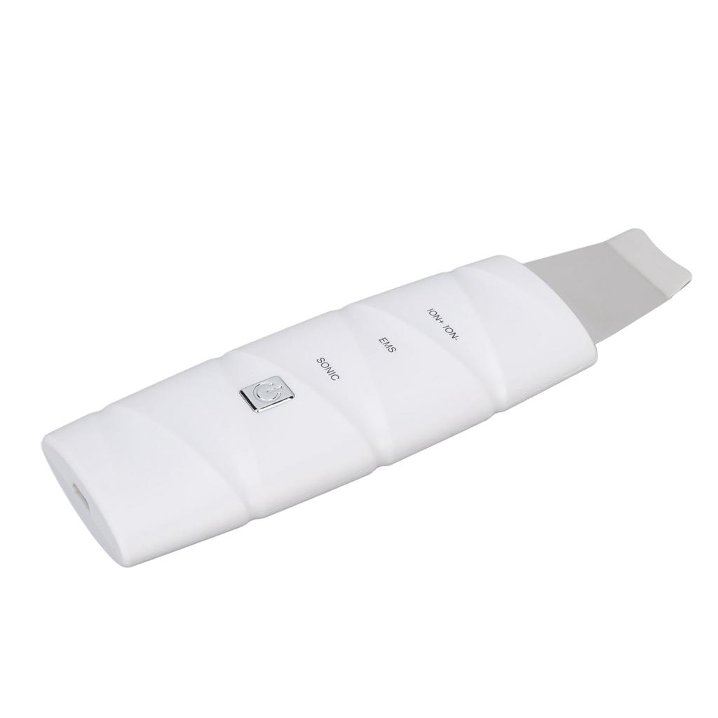 Ultrasonic Face Skin Spatula Blackhead Removal Pore Cleaning 4 Modes Facial Scrubber Spatula for Skincare