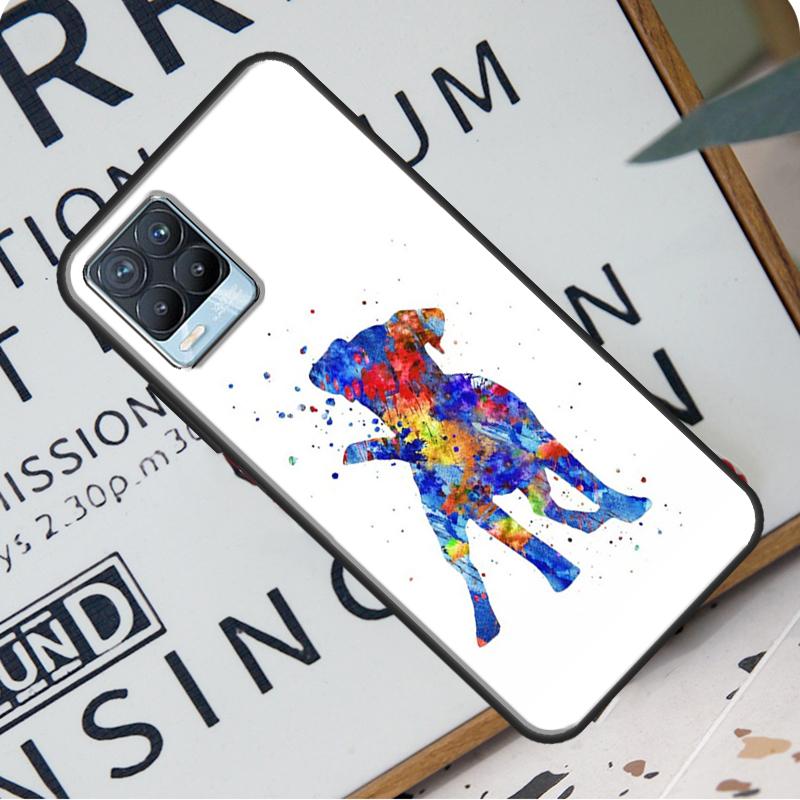 Etui z tyłu Jack Russell Terrier Dog do Realme 8i 8 Pro GT Neo 2 Master C15 C21 Coque do OnePlus 8T 9R Nord2 9 Pro