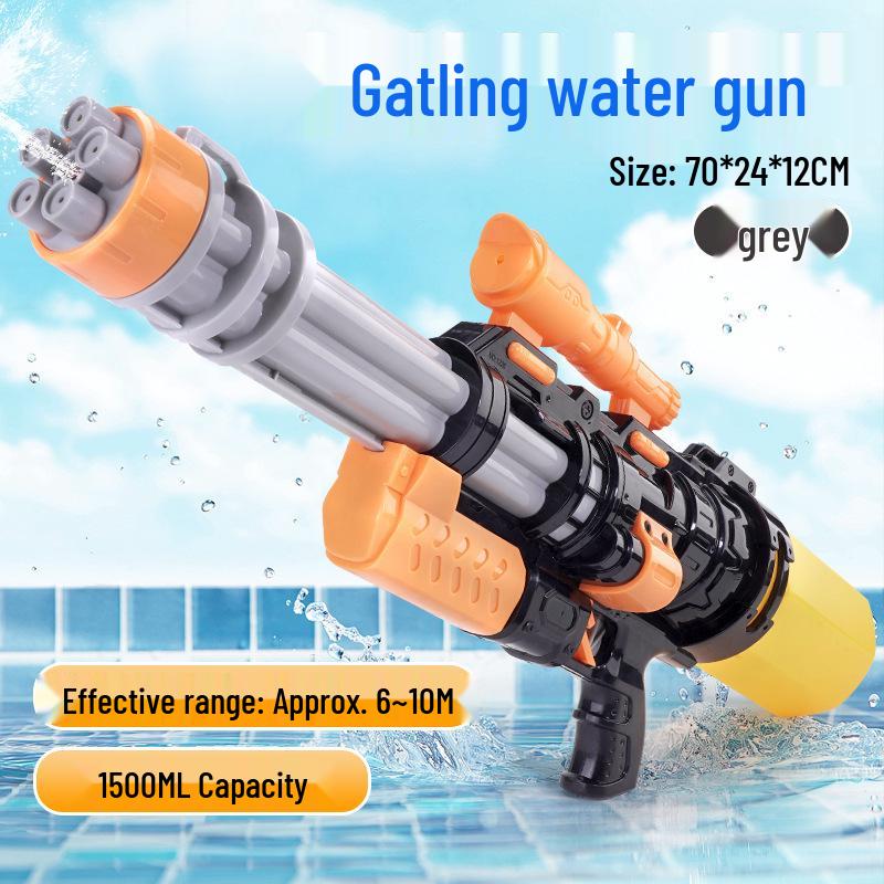 Kids’ XL High-Pressure Gatling Water Gun for Beach Battles
