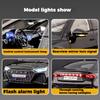 1/18 Scale RS7 Sportback Black Warrior Supercar Diecast Metal Alloy Model Car Remote Control Version Sound & Light Hobbies Collection