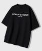 LEMAIN SECOND Back Point Studio Oversized Short Sleeve T-Shirt [Black]