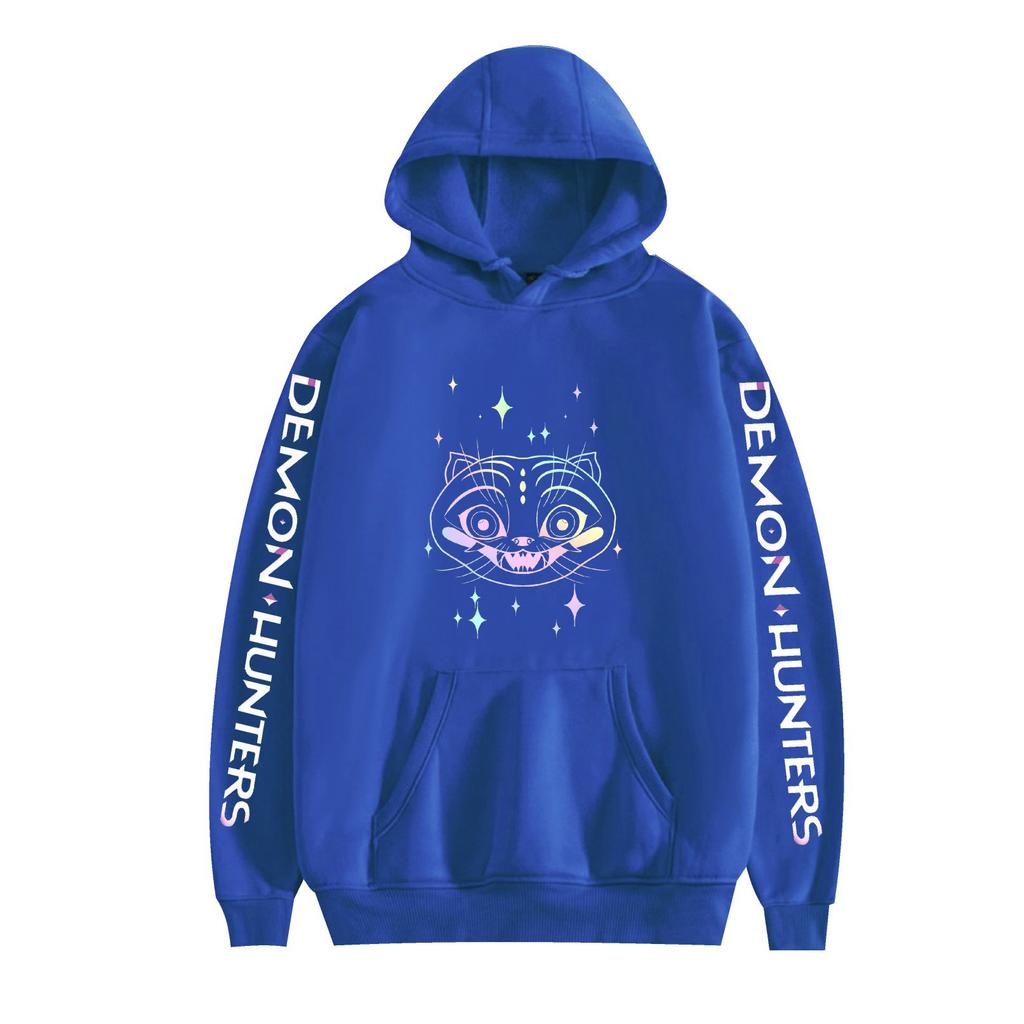 KPop Demon Hunters Cartoon Hoodie Sweatshirt Anime Printed Cool CARTOON Pullover Hooded Unisex