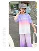 Girls' Trendy Summer Street Style Set, Sporty Fashion for Ages 8-9