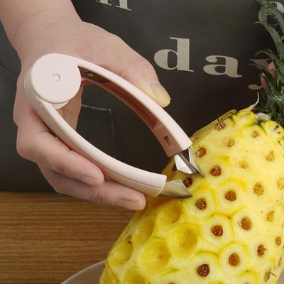 Multifunktionaler Ananasentkerner, Erdbeerentkerner, Werkzeug aus Edelstahl, Obstspalter und -schneider    