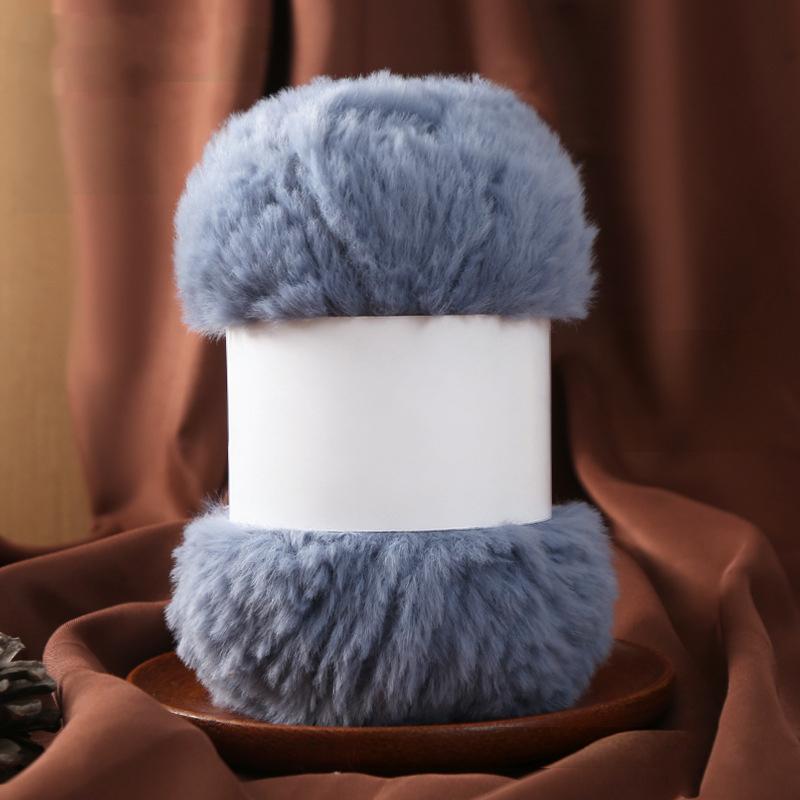 Wool Circle Solid Color Yarn Hand Woven Diy Scarf Hat Sweater Medium Thick Merino Wool Thread Soft And Comfortable Fluffy