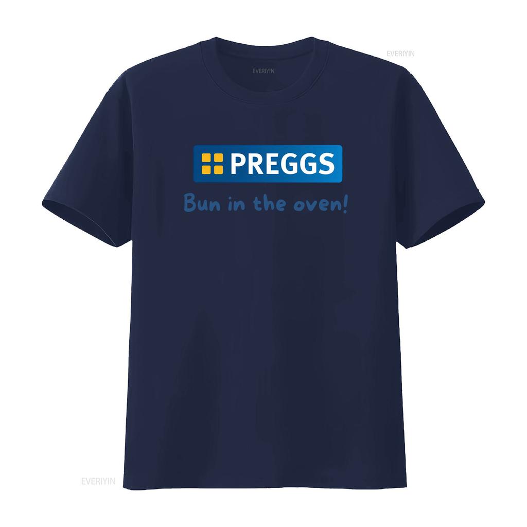 Preggs Funny Novelty Pregnancy Maternity Baby Shower T Shirt Top For Ladies Vintage Graphic Breathable Slightly Homme