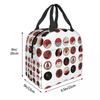 Twin Peaks Red Room Insulated Lunch Bag for Women Children Portable Food Boxes Thermal Lunch Box Tote
