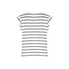 Summer Women Sleeveless Striped T-shirt O Neck Print