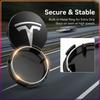 4Pcs 56MM Car Emblem Wheel Center Hub Cap Covers Auto Rim Cover For Tesla Model S Model X Model Y Model 3 Roadster SpaceX Accessory
