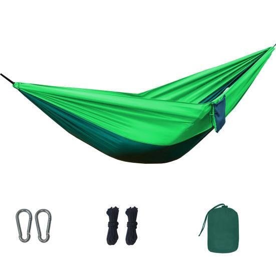 Outdoor Hammock Patchwork Color Anti-Rollover Wide Design Moisture-Proof Pad Outdoor Sleeping Hammock Color-Blocking Resting Equipment