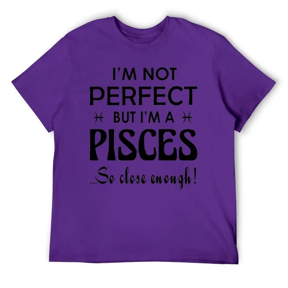 Pisces Twelve Constellation (11) T-shirt Crewneck Campaign Joke T-shirts Hot Sale Travel USA Size