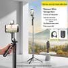 Portable Bluetooth Selfie Stick with Tripod and Fill Light for Live Streaming and Photography