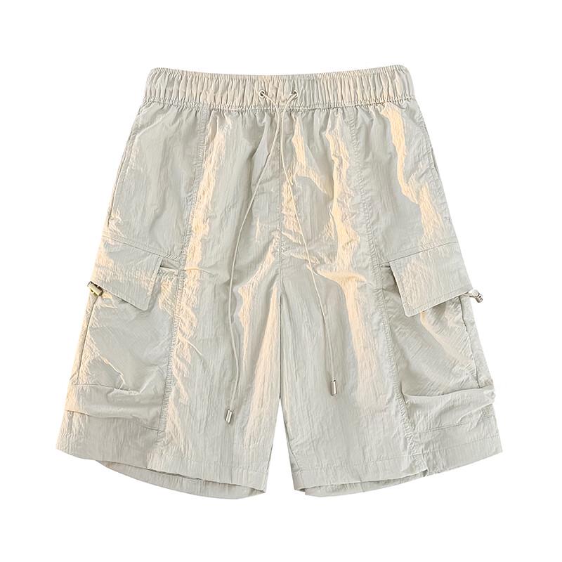 

Fengxun Men s Ice Silk Cooling Multi-Pocket Casual Shorts 4XL
