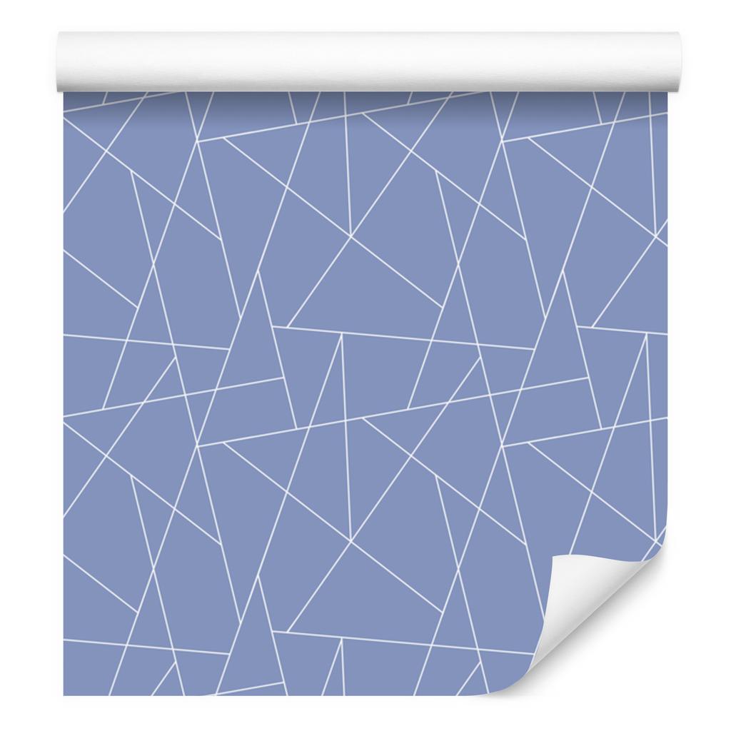 Wallpaper Geometric Pattern Blue, Blue Mountain 50x1000